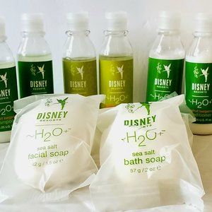 Disney Resorts 10Pc H2o Grapefruit Shampoo Small Green Bottles Soap